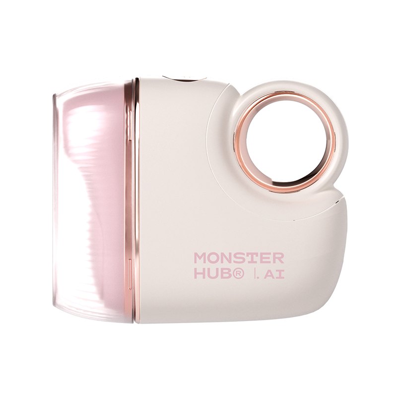 Cream and rose gold silicone suction massager, photo 7