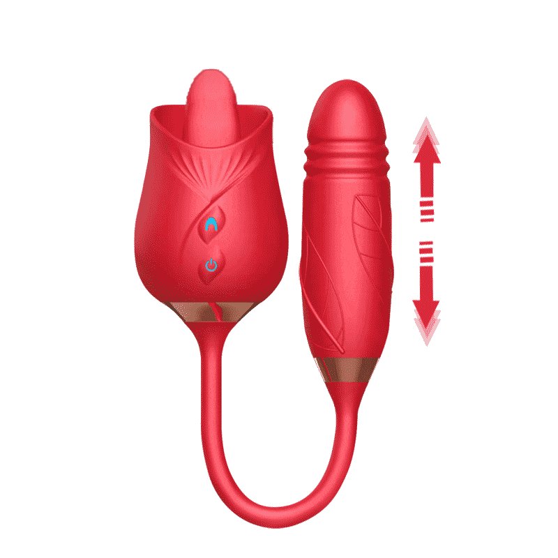 Rose toy with bullet vibrator, photo 1