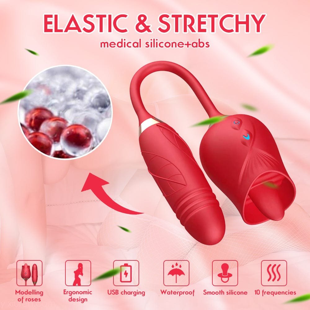Rose toy with bullet vibrator, photo 6