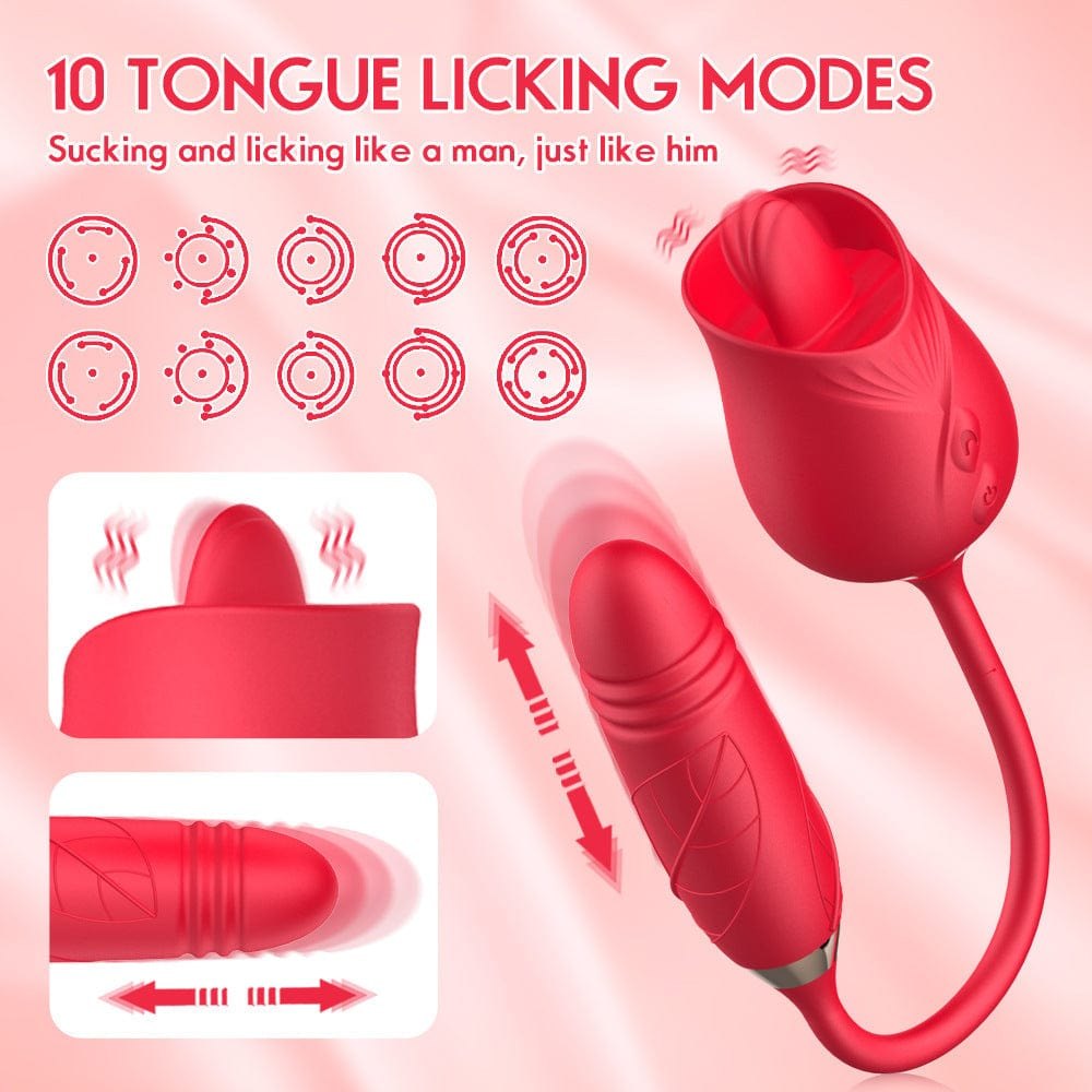 Rose toy with bullet vibrator, photo 7