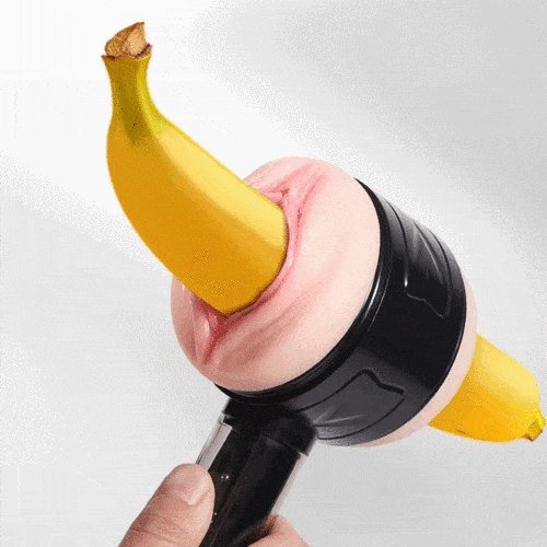 Black dual opening handheld male masturbator, photo 9