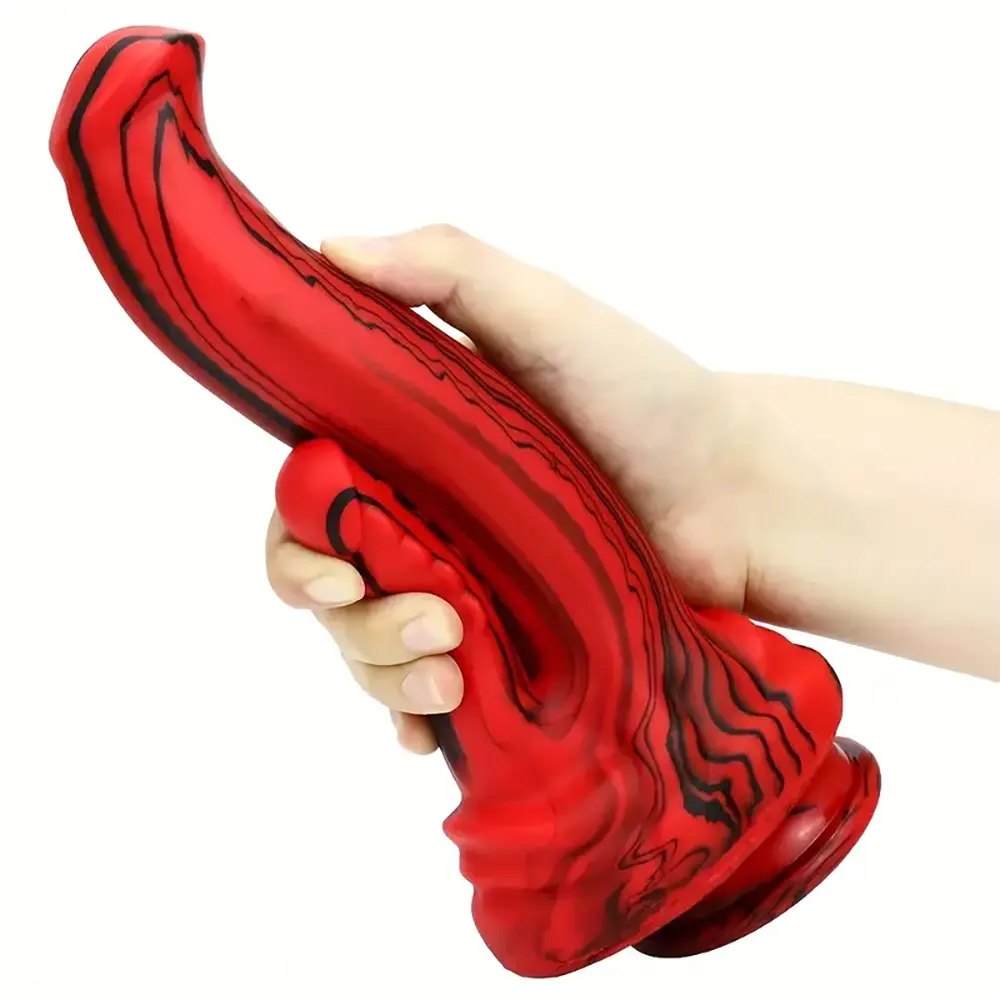 Mixed color dual shaft fantasy riding dildo, photo 10