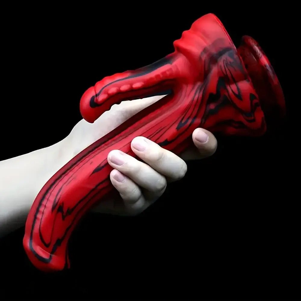 Mixed color dual shaft fantasy riding dildo, photo 7