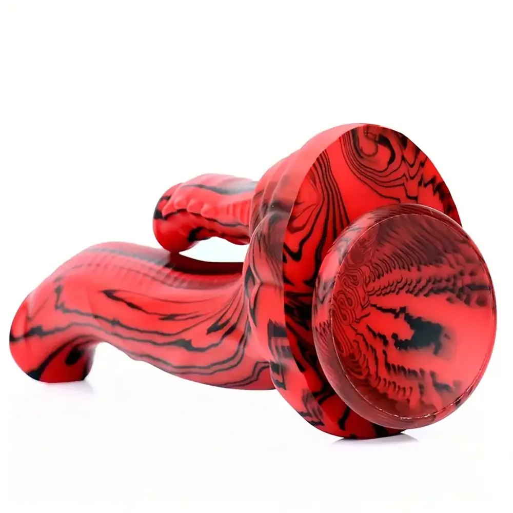 Mixed color dual shaft fantasy riding dildo, photo 9