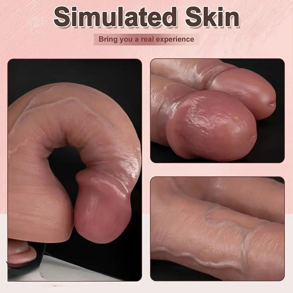 Flesh tone dual shaft strap-on dildo, photo 11