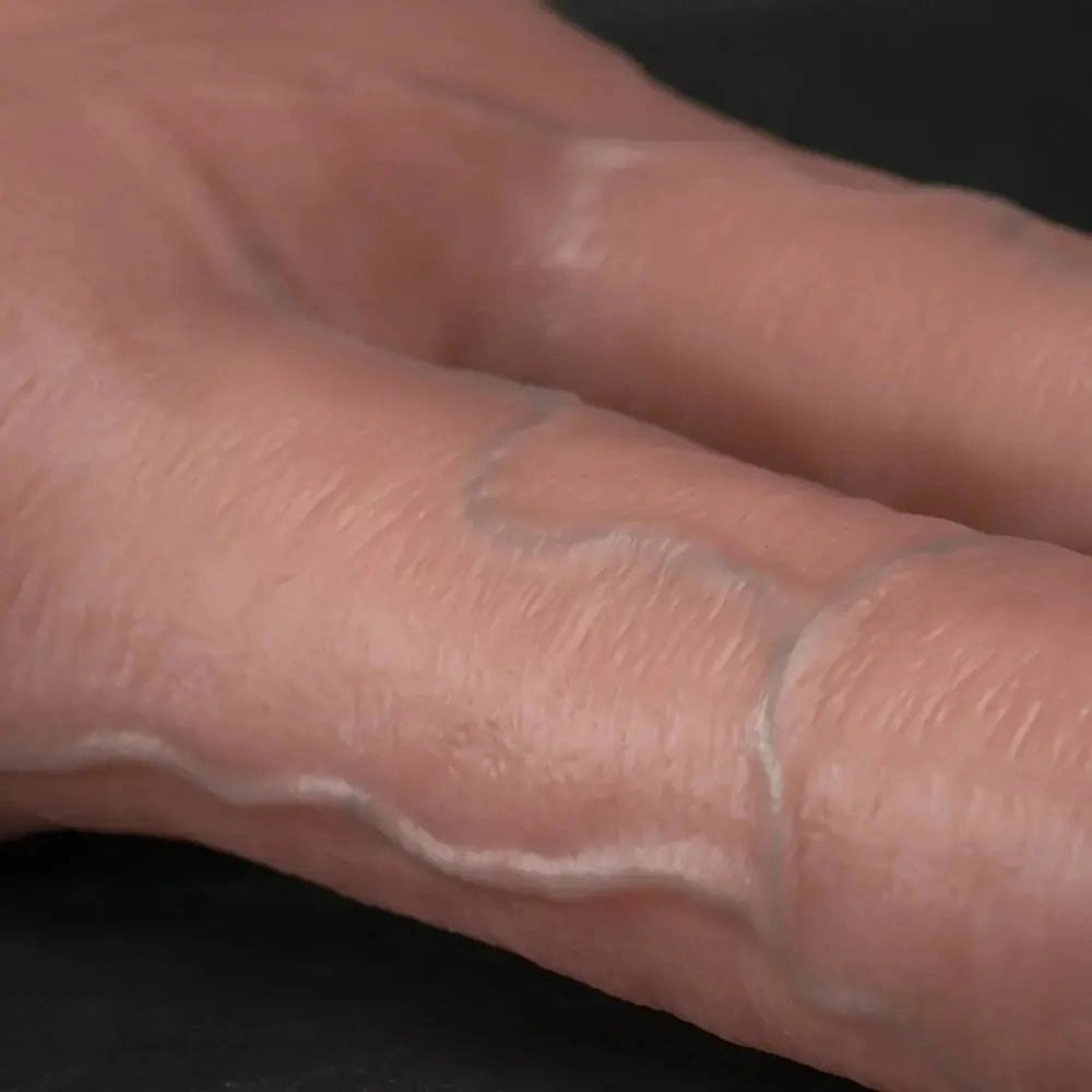 Flesh tone dual shaft strap-on dildo, photo 14