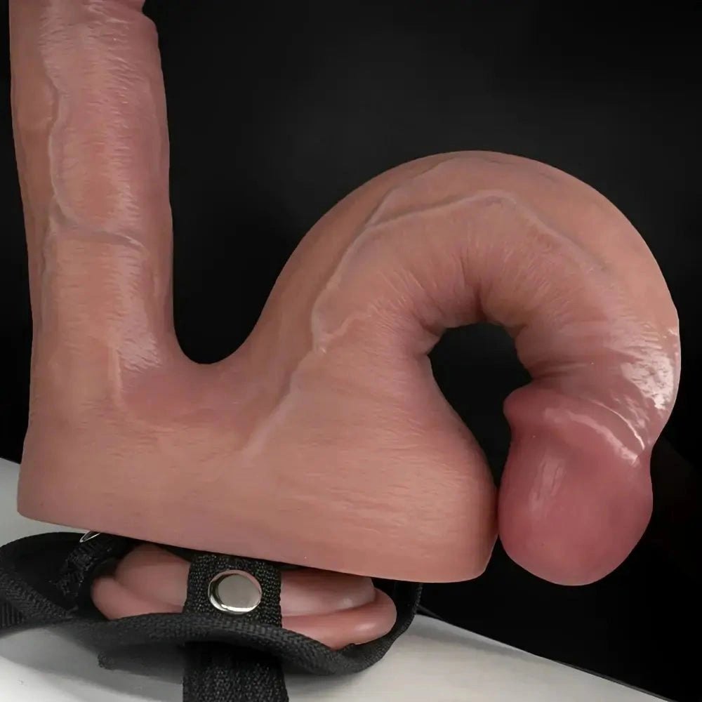 Flesh tone dual shaft strap-on dildo, photo 4
