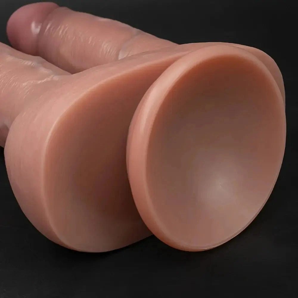 Flesh tone dual shaft strap-on dildo, photo 9
