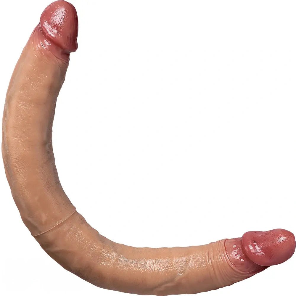 Flesh silicone double-ended dildo, photo 1
