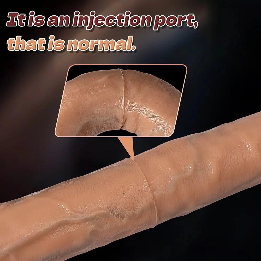 Flesh silicone double-ended dildo, photo 11