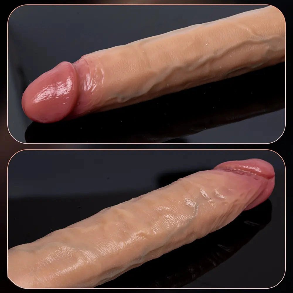 Flesh silicone double-ended dildo, photo 12