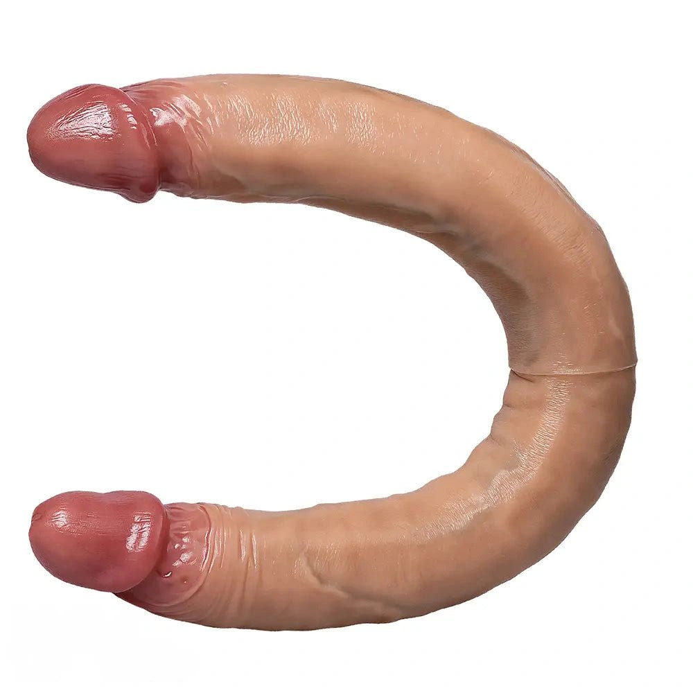 Flesh silicone double-ended dildo, photo 3