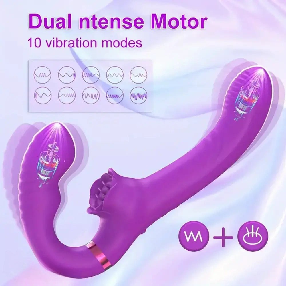 Dual stimulation rabbit vibrator with remote, photo 6