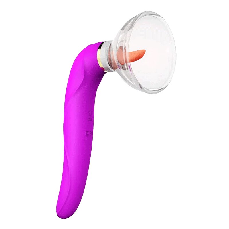 Clitoral suction tongue vibrator, photo 1