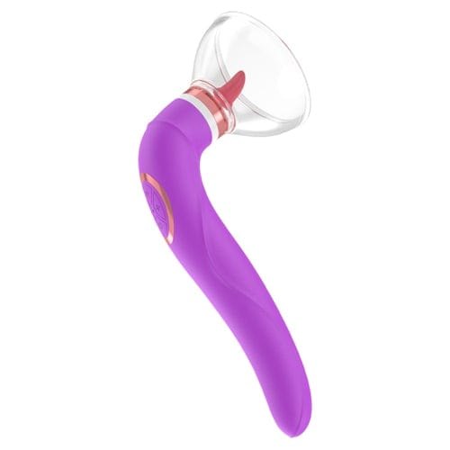 Clitoral suction tongue vibrator, photo 3