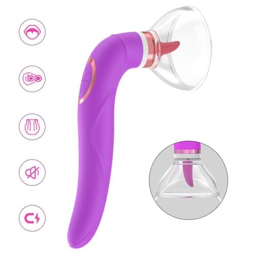 Clitoral suction tongue vibrator, photo 5
