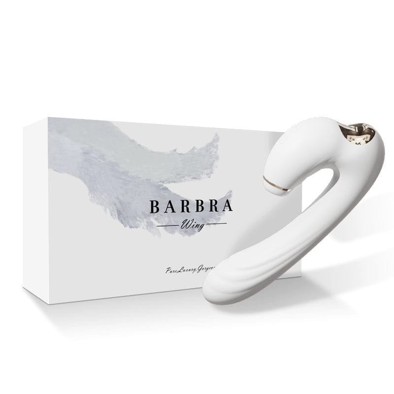 White dual suction and G-spot vibrator, photo 5