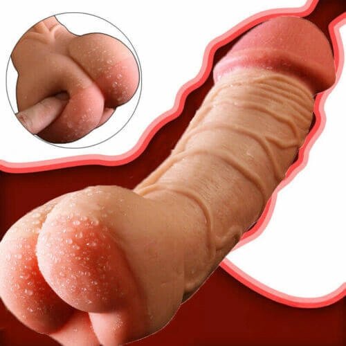 Flesh realistic anal play dildo, photo 7