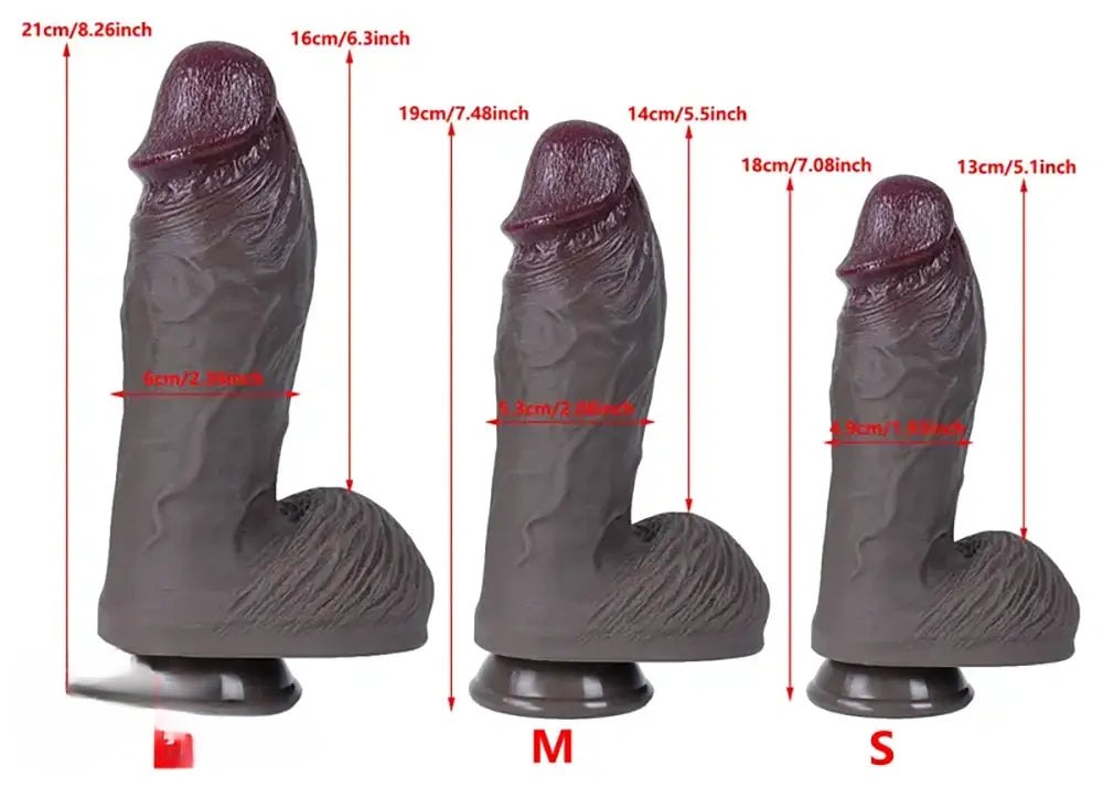 Ebony curved silicone g-spot dildo, photo 11