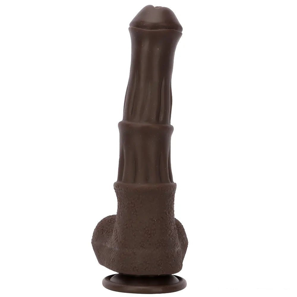 Ebony horse style silicone dildo, photo 11