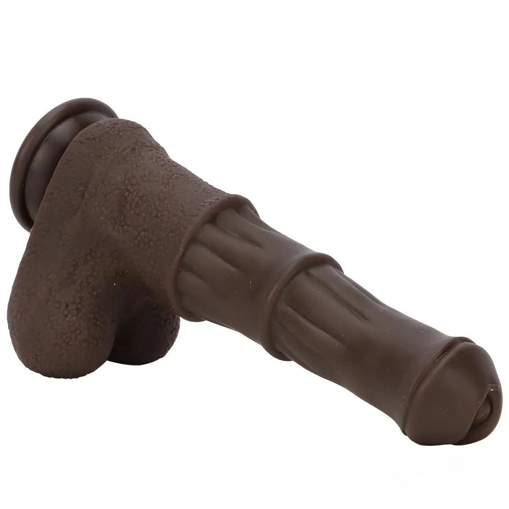 Ebony horse style silicone dildo, photo 12