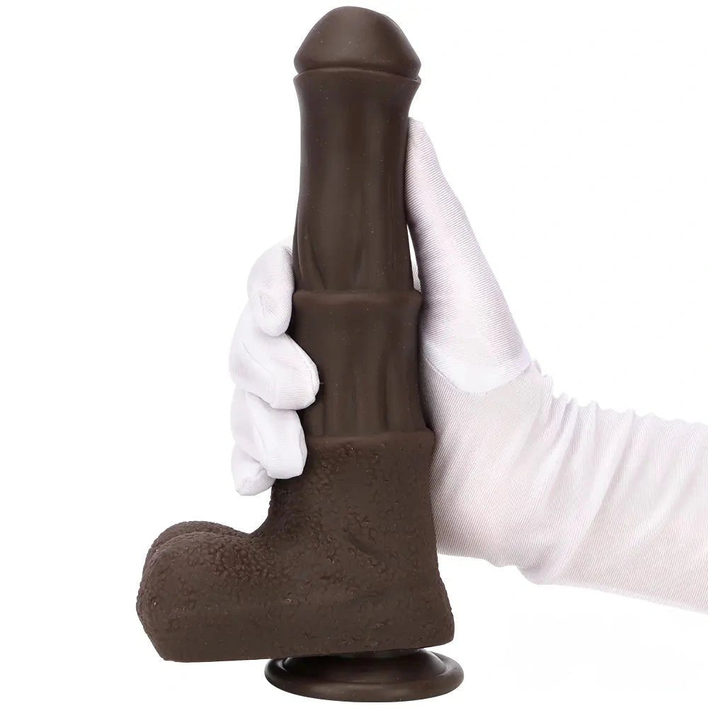 Ebony horse style silicone dildo, photo 15