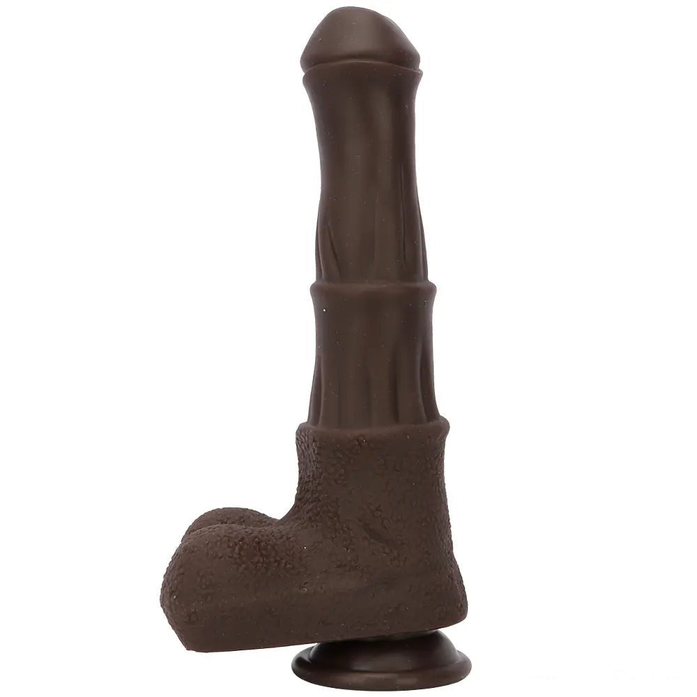 Ebony horse style silicone dildo, photo 2