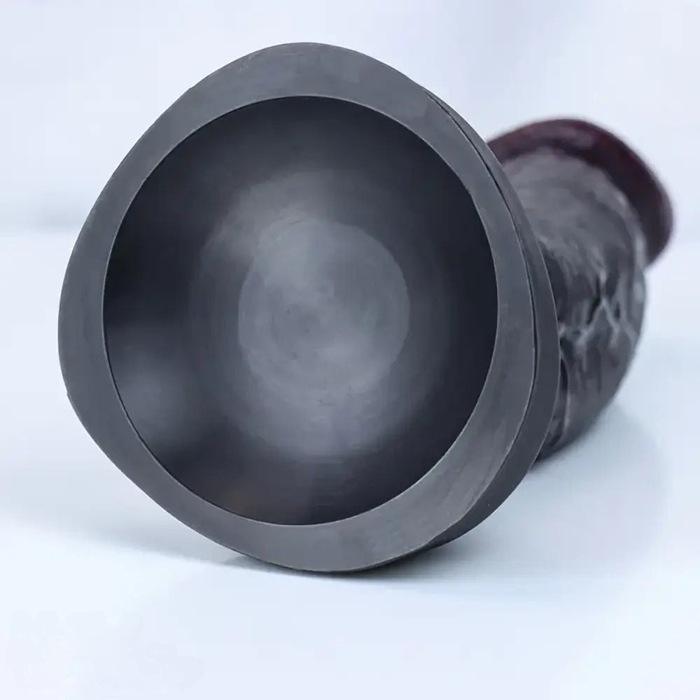 Ebony mushroom head realistic dildo, photo 10