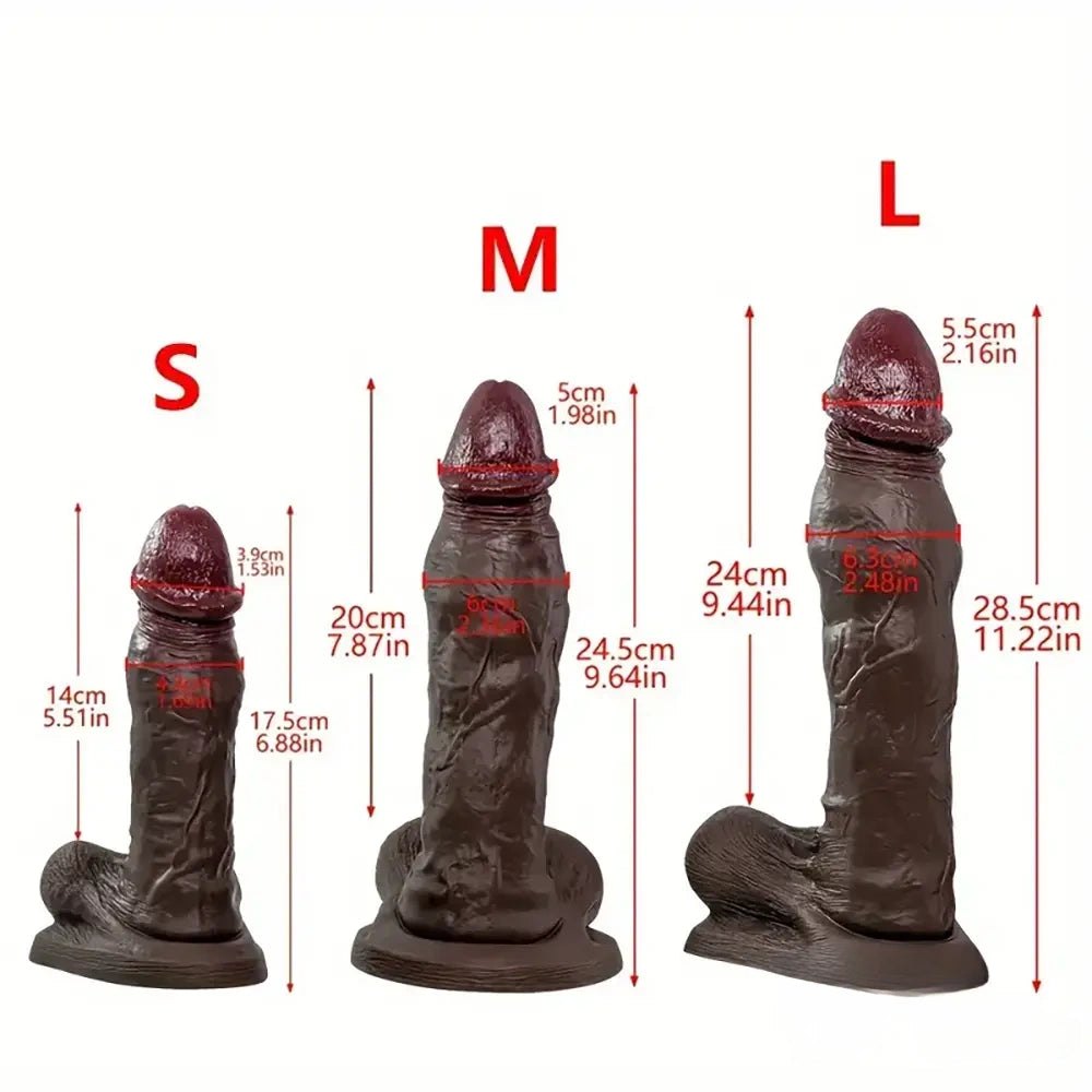Realistic silicone dildo, photo 11