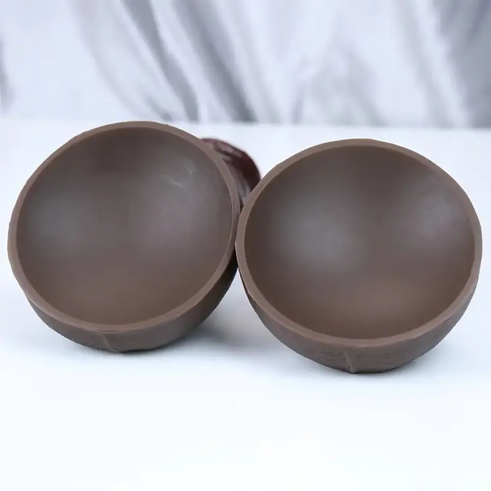Ebony realistic silicone suction cup dildo, photo 9