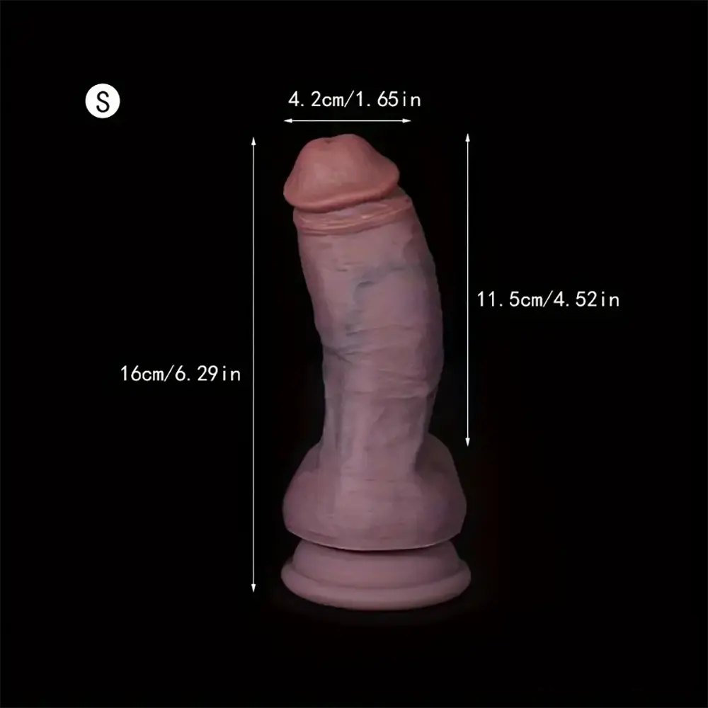 Ebony silicone dildo, photo 9