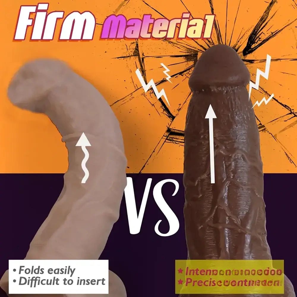 Ebony silicone g-spot dildo, photo 3