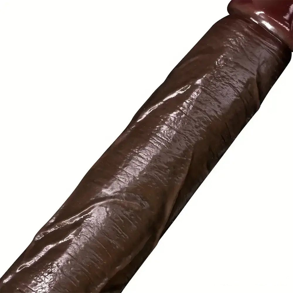 Ebony silicone suction cup dildo, photo 5