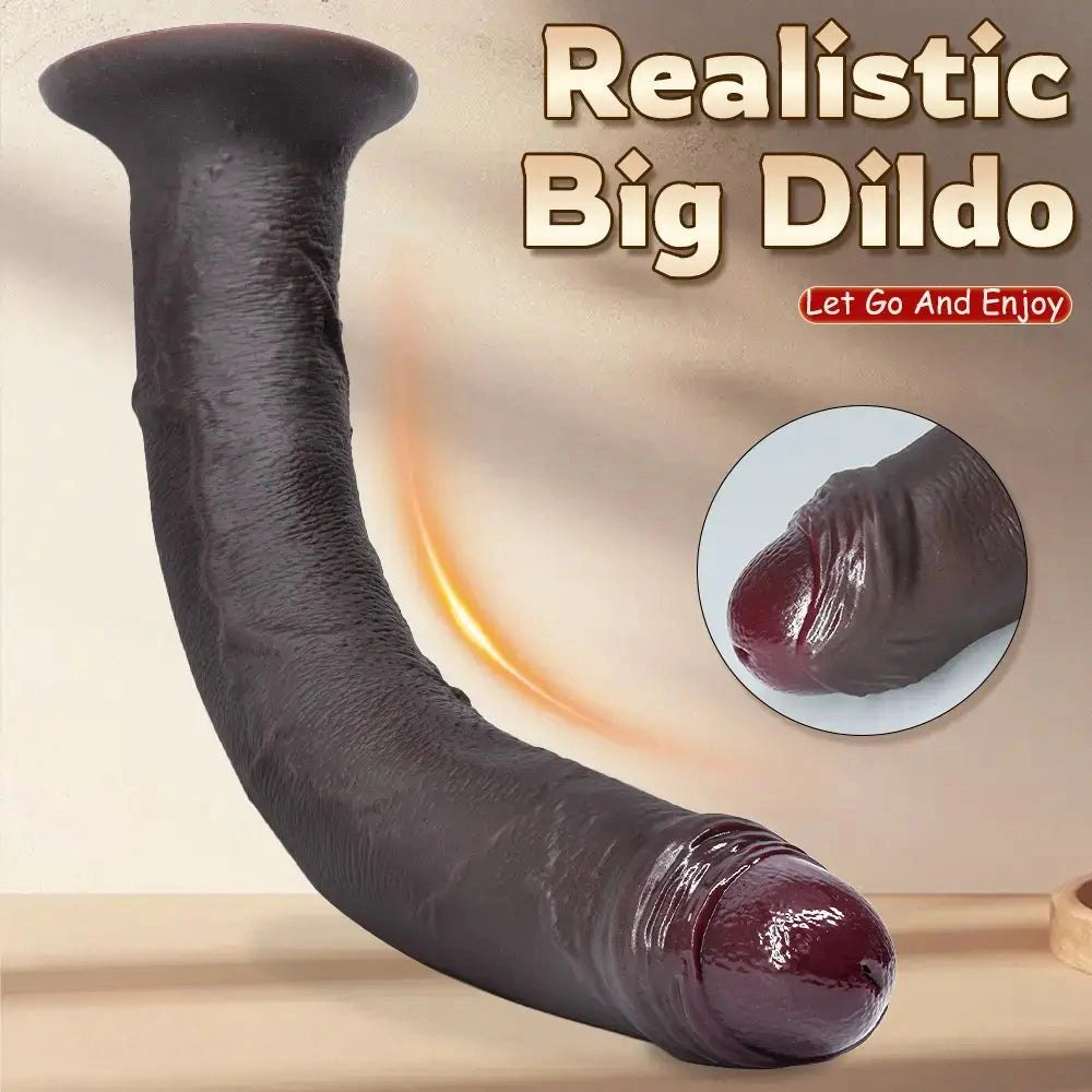 Ebony silicone strap-on dildo, photo 1