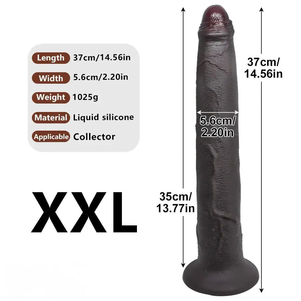 Ebony silicone strap-on dildo, photo 20