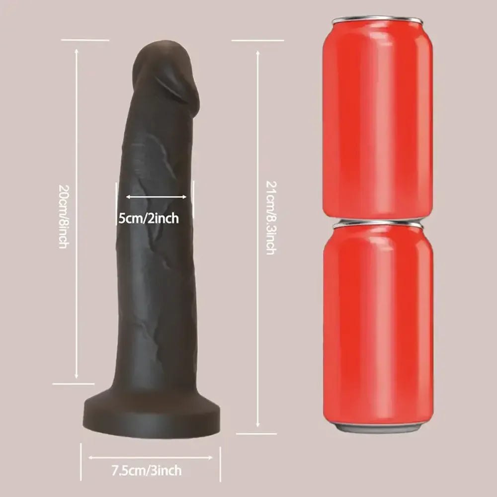 Ebony suction cup dildo, photo 4