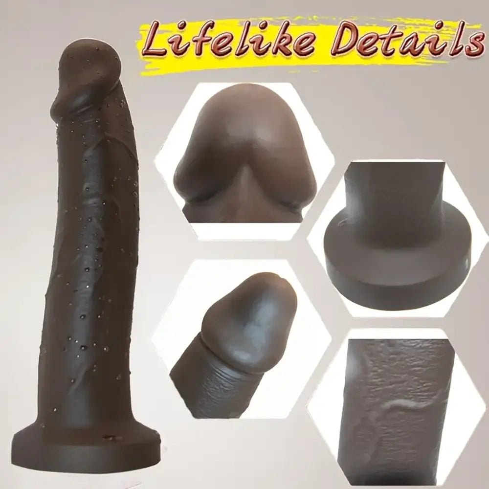 Ebony suction cup dildo, photo 5