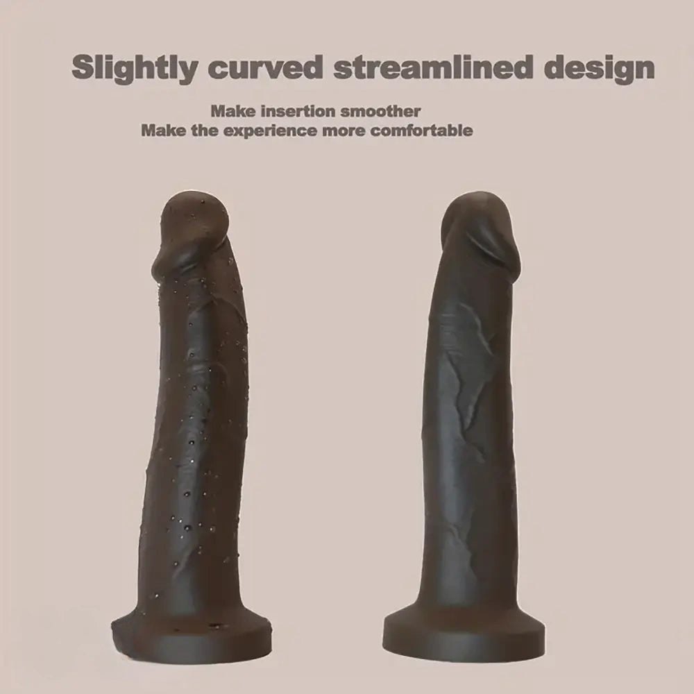Ebony suction cup dildo, photo 6