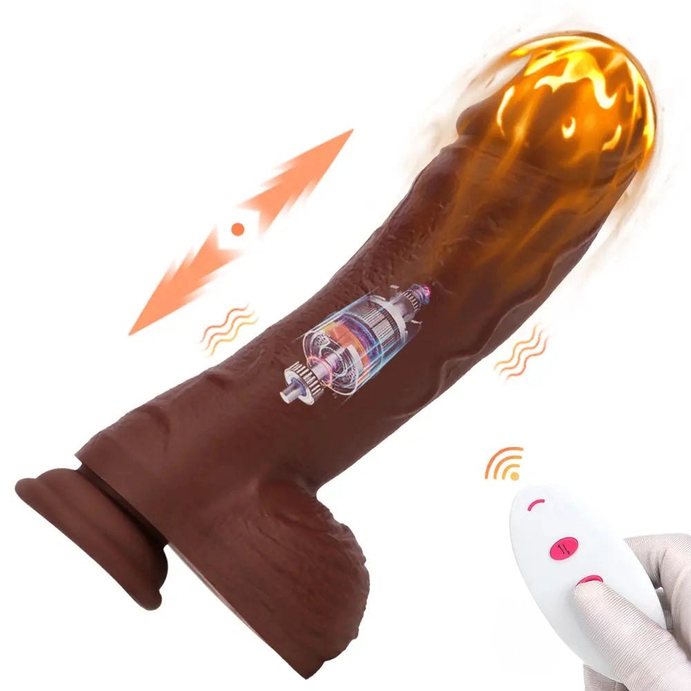Ebony thrusting dildo, photo 6