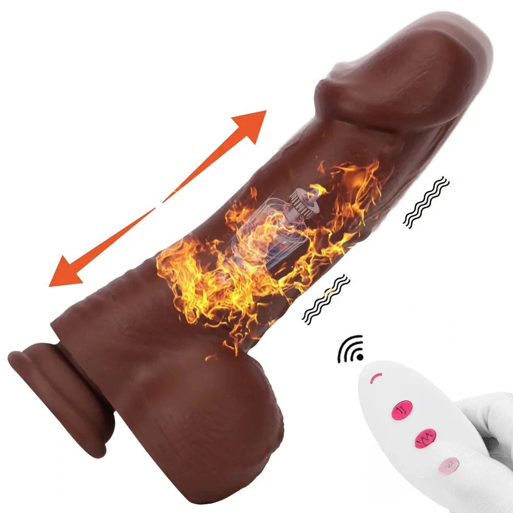 Ebony thrusting dildo, photo 2