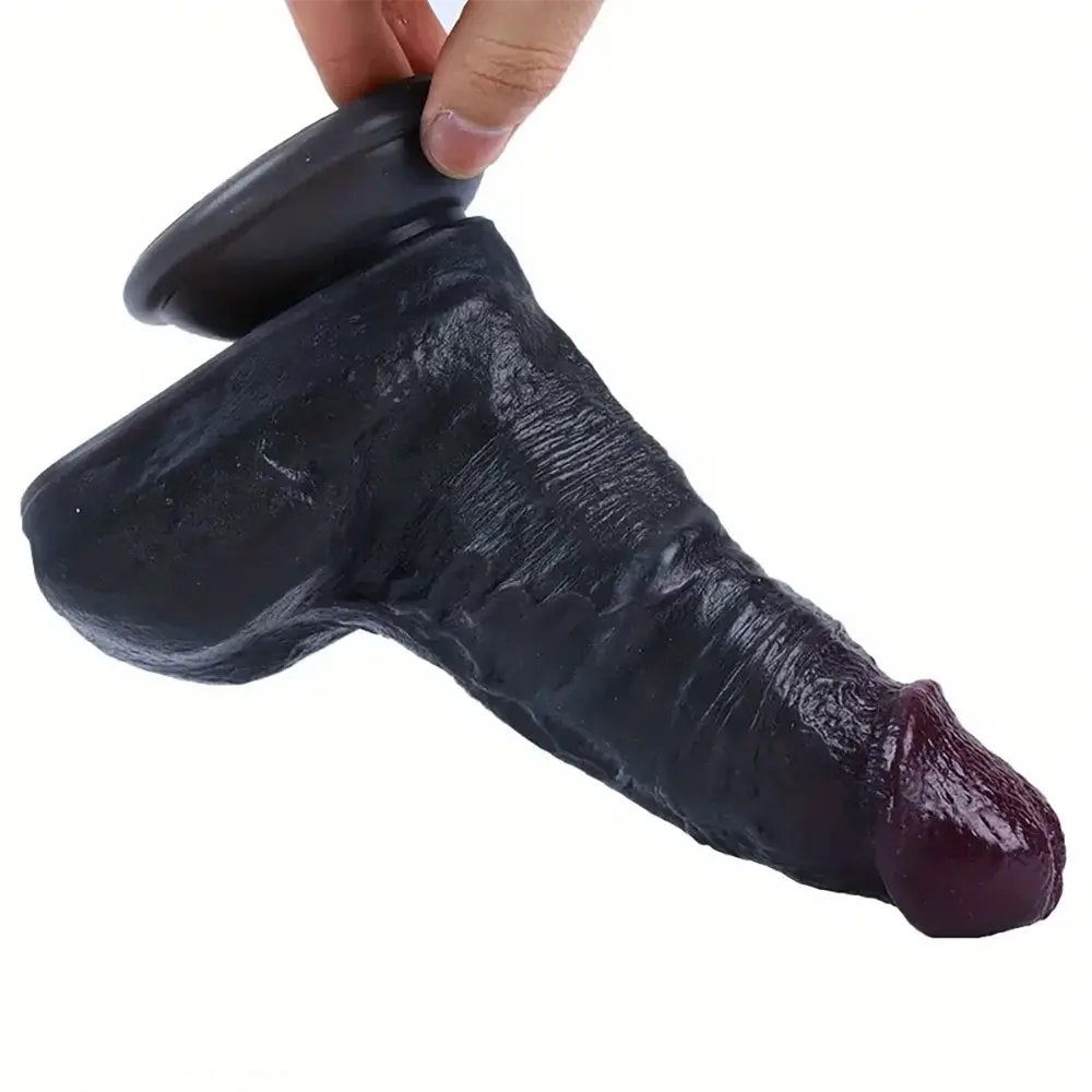 Ebony suction cup dildo, photo 9
