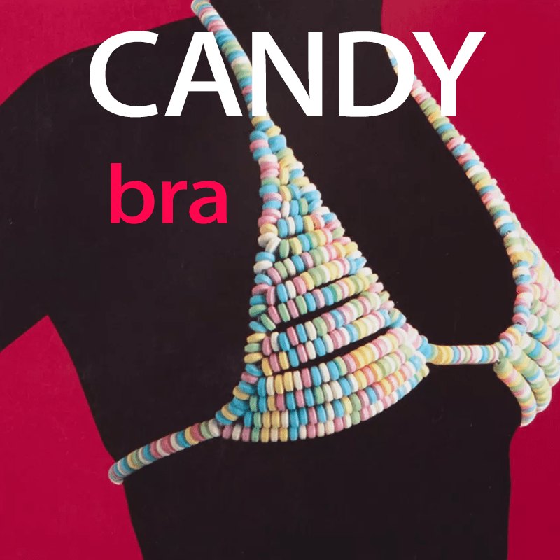 Candy bra and panty set in a box, photo 2