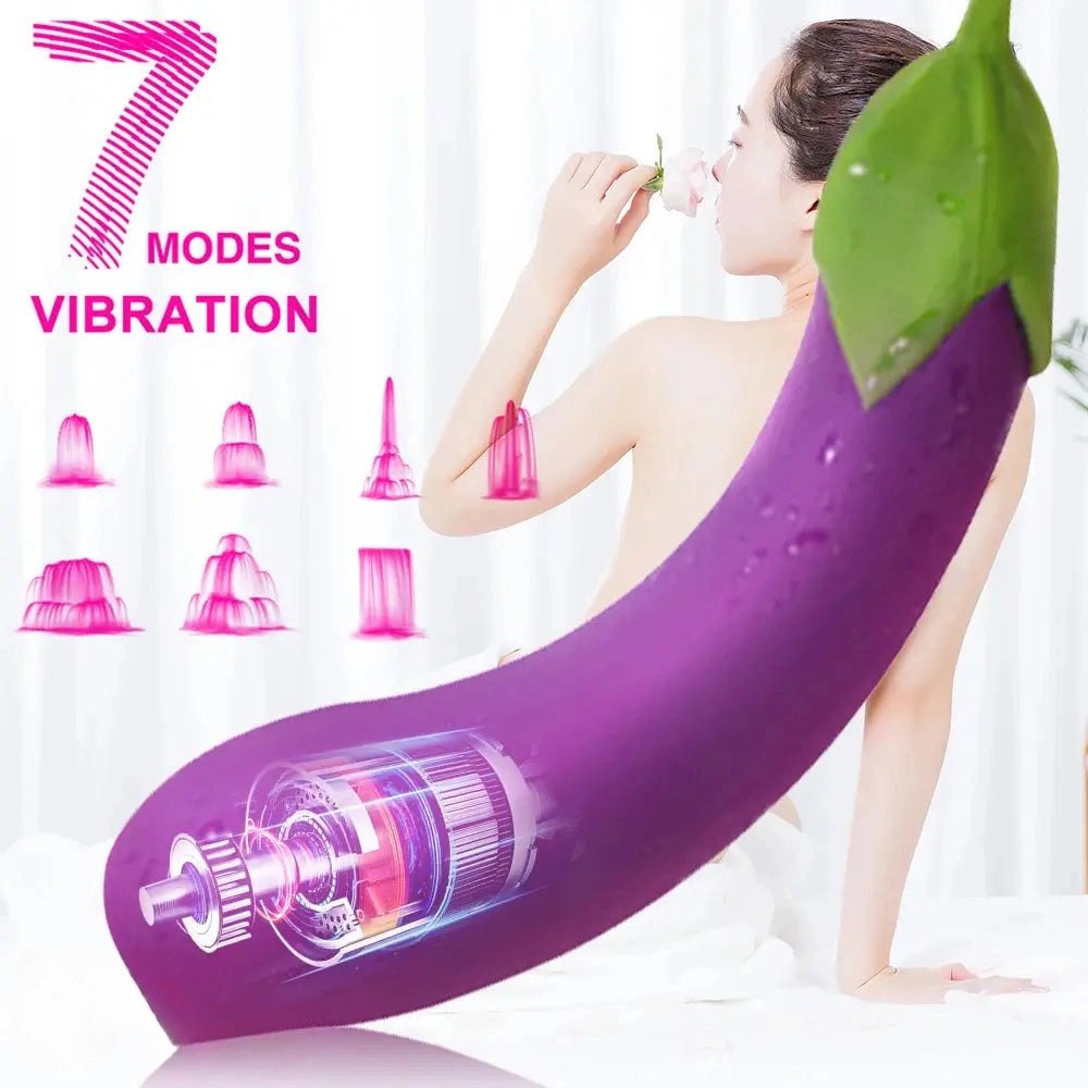 Purple eggplant g-spot vibrator, photo 3