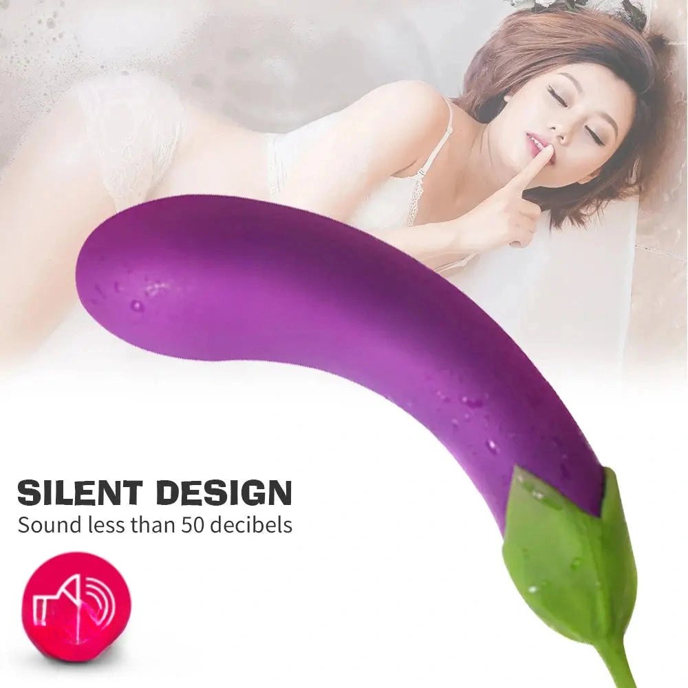 Purple eggplant g-spot vibrator, photo 6