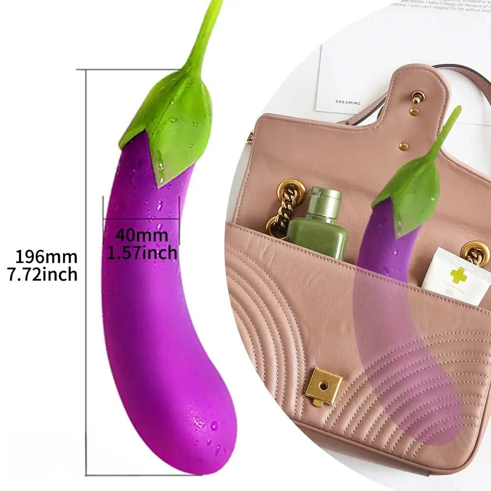 Purple eggplant g-spot vibrator, photo 7
