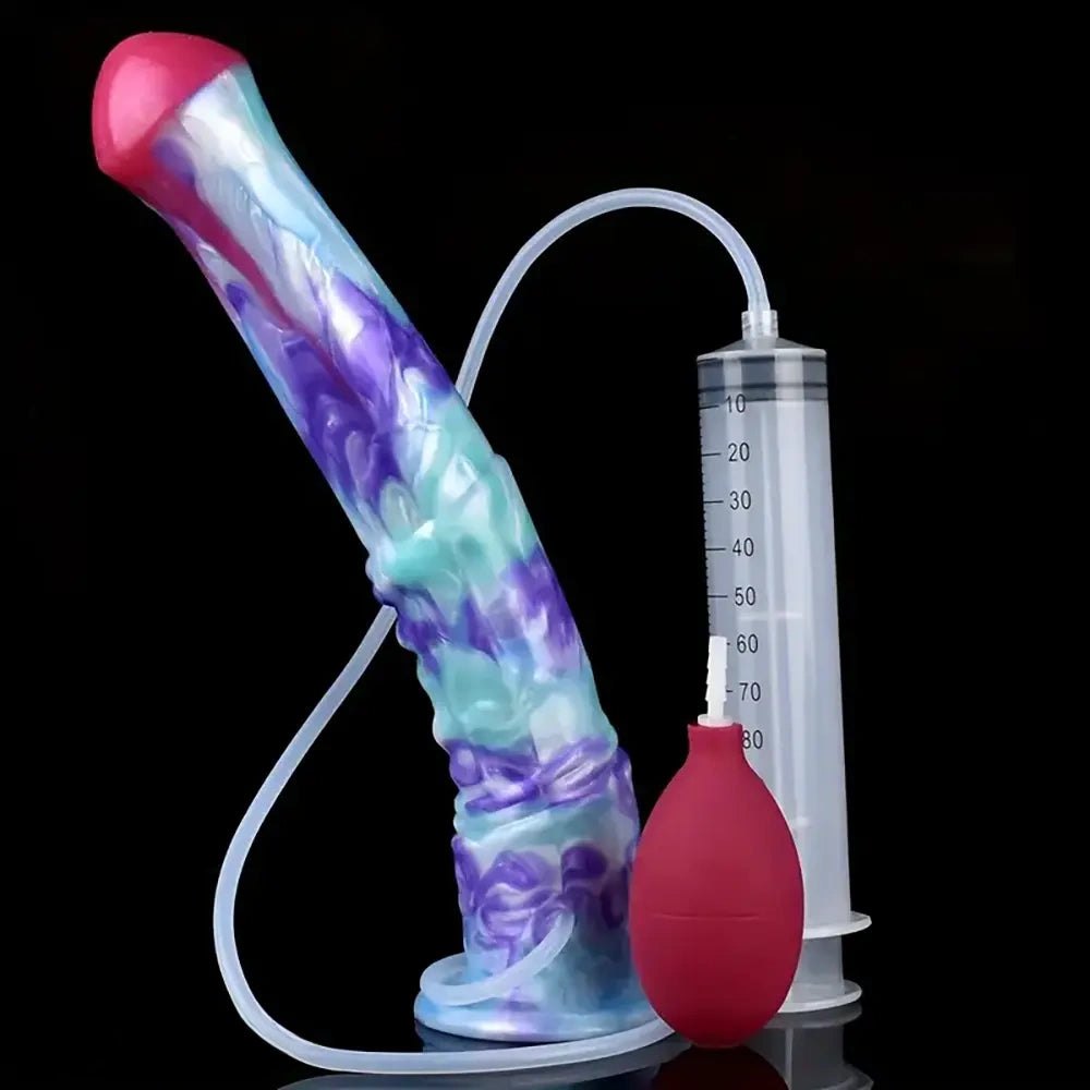 Colorful animal style silicone dildo, photo 1