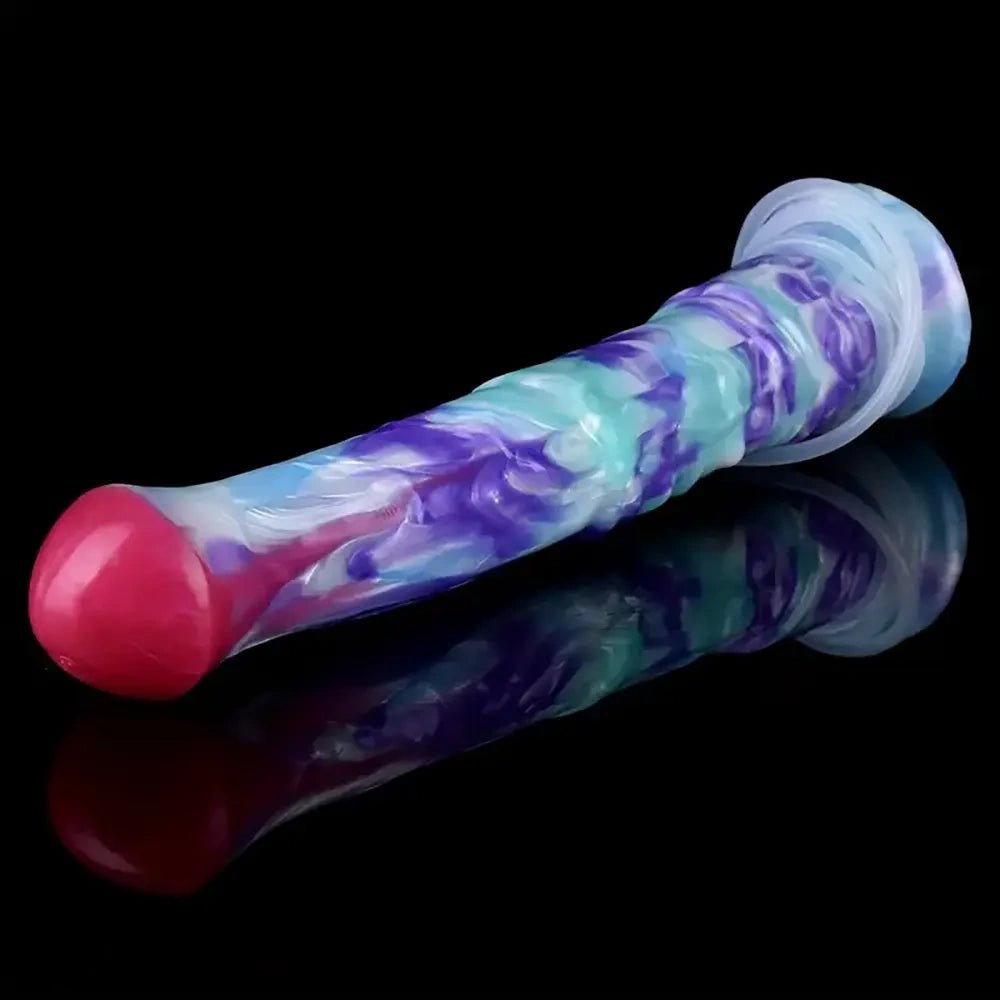 Colorful animal style silicone dildo, photo 10