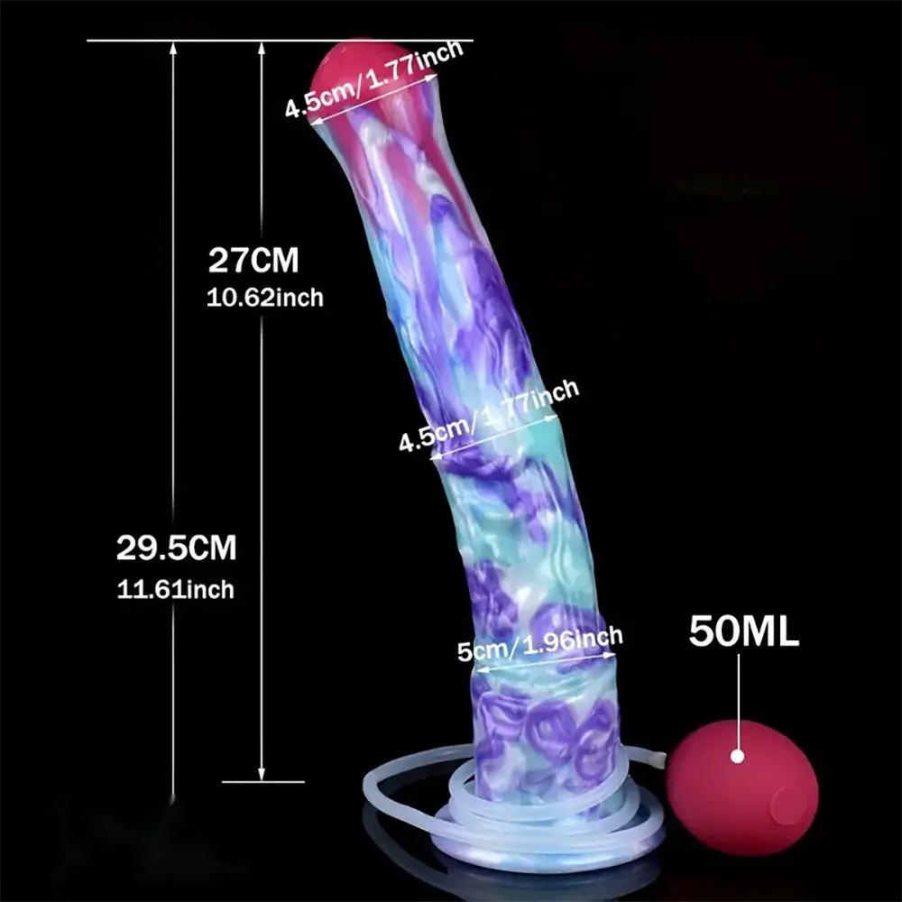 Colorful animal style silicone dildo, photo 12