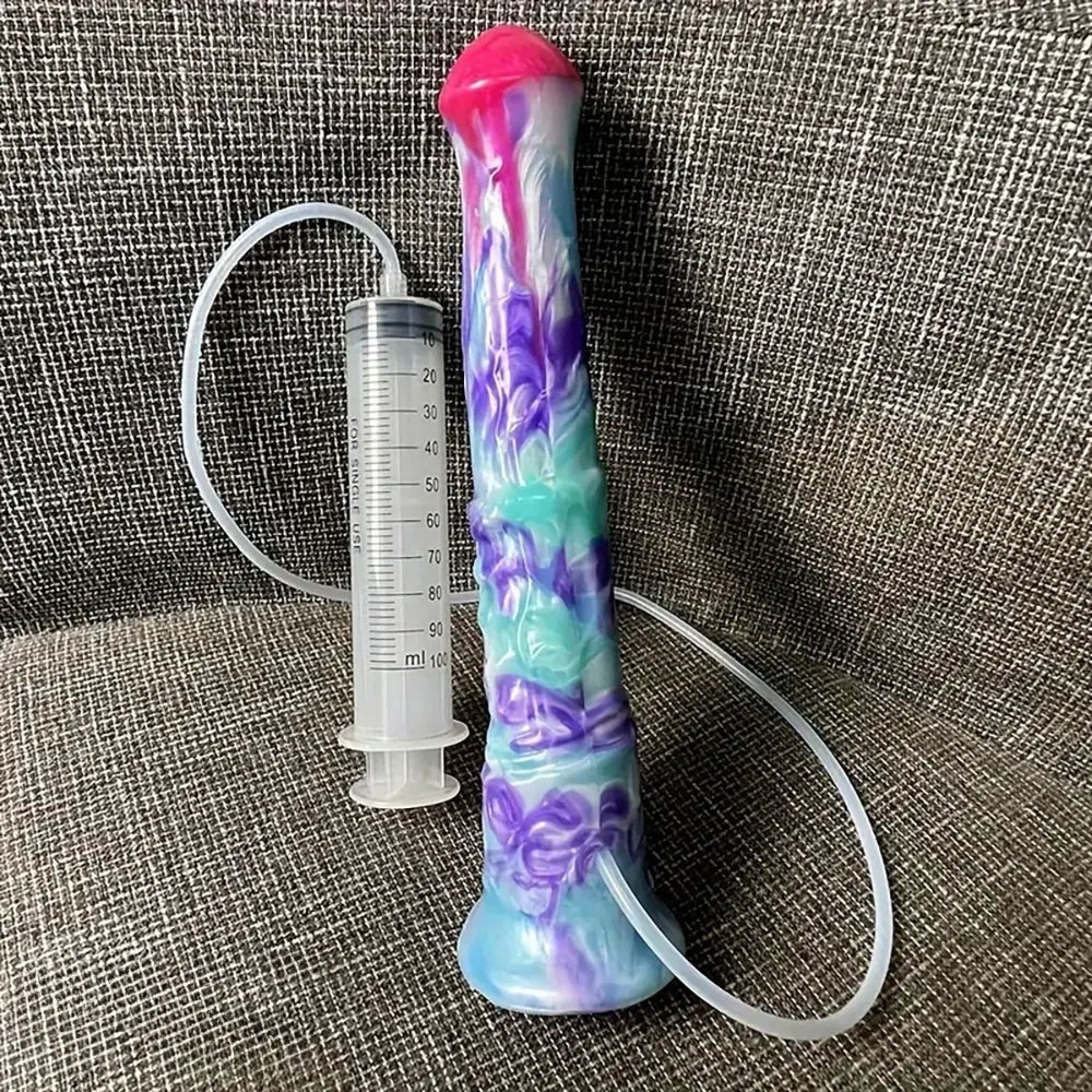 Colorful animal style silicone dildo, photo 13