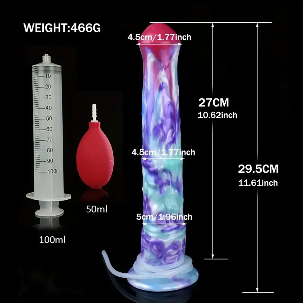 Colorful animal style silicone dildo, photo 2